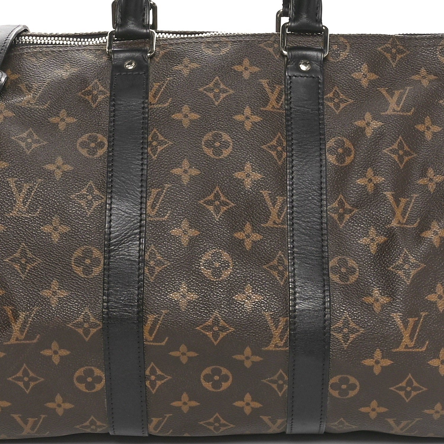 Louis Vuitton Monogram Macassar Keepall Bandouliere 45 8 of 10