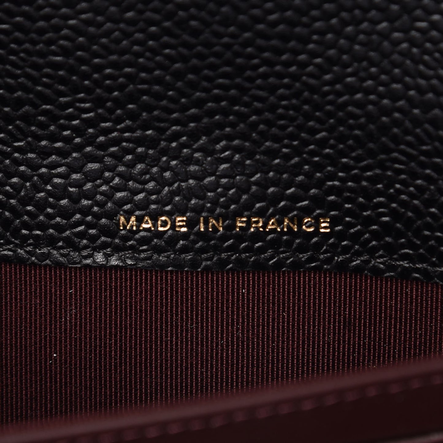 Caviar Quilted Large Gusset Flap Wallet Black