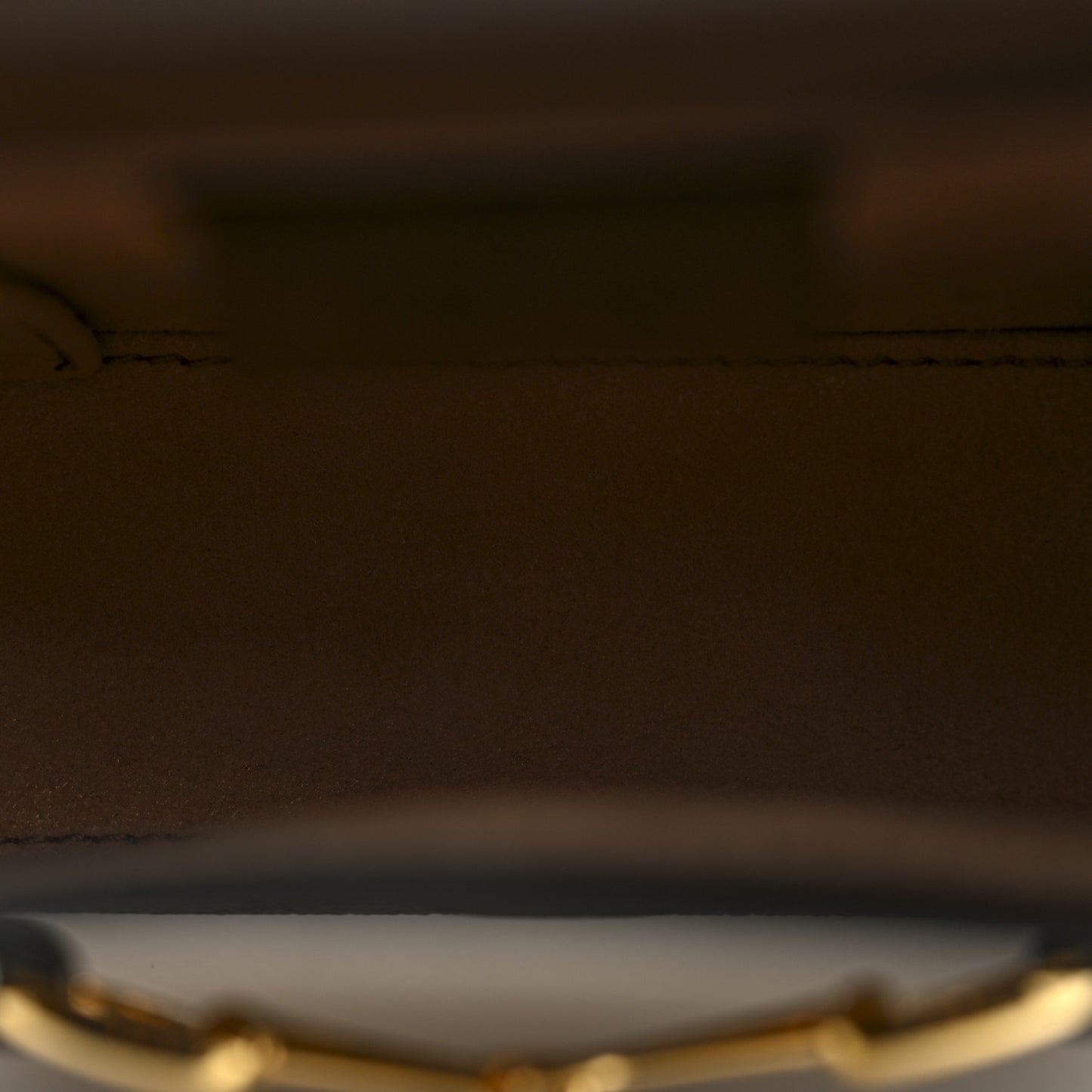 GG Supreme Monogram Mini Horsebit 1955 Crossbody Bag Beige Brown Sugar