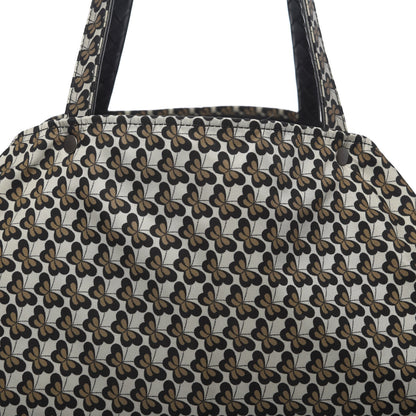 Bottega Veneta Nappa Nylon Medium Reversible Butterfly Shoulder Bag Black Cement 18 of 18