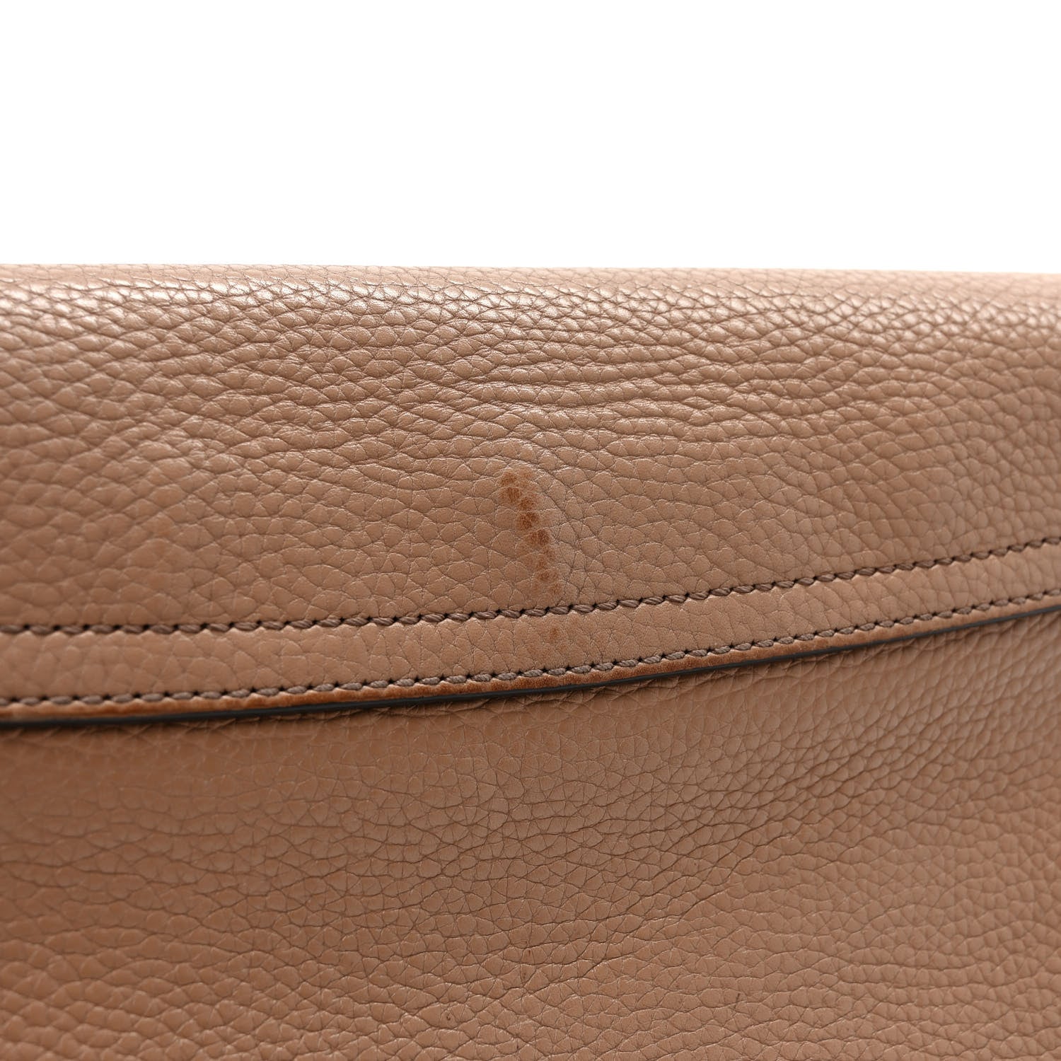 Gucci Pebbled Calfskin Medium Soho Flap Crossbody Camelia 14 of 14