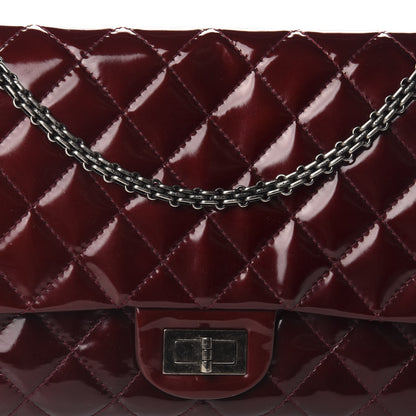 Chanel Patent Quilted 2.55 Reissue 227 Flap Light Burgundy 10 of 10