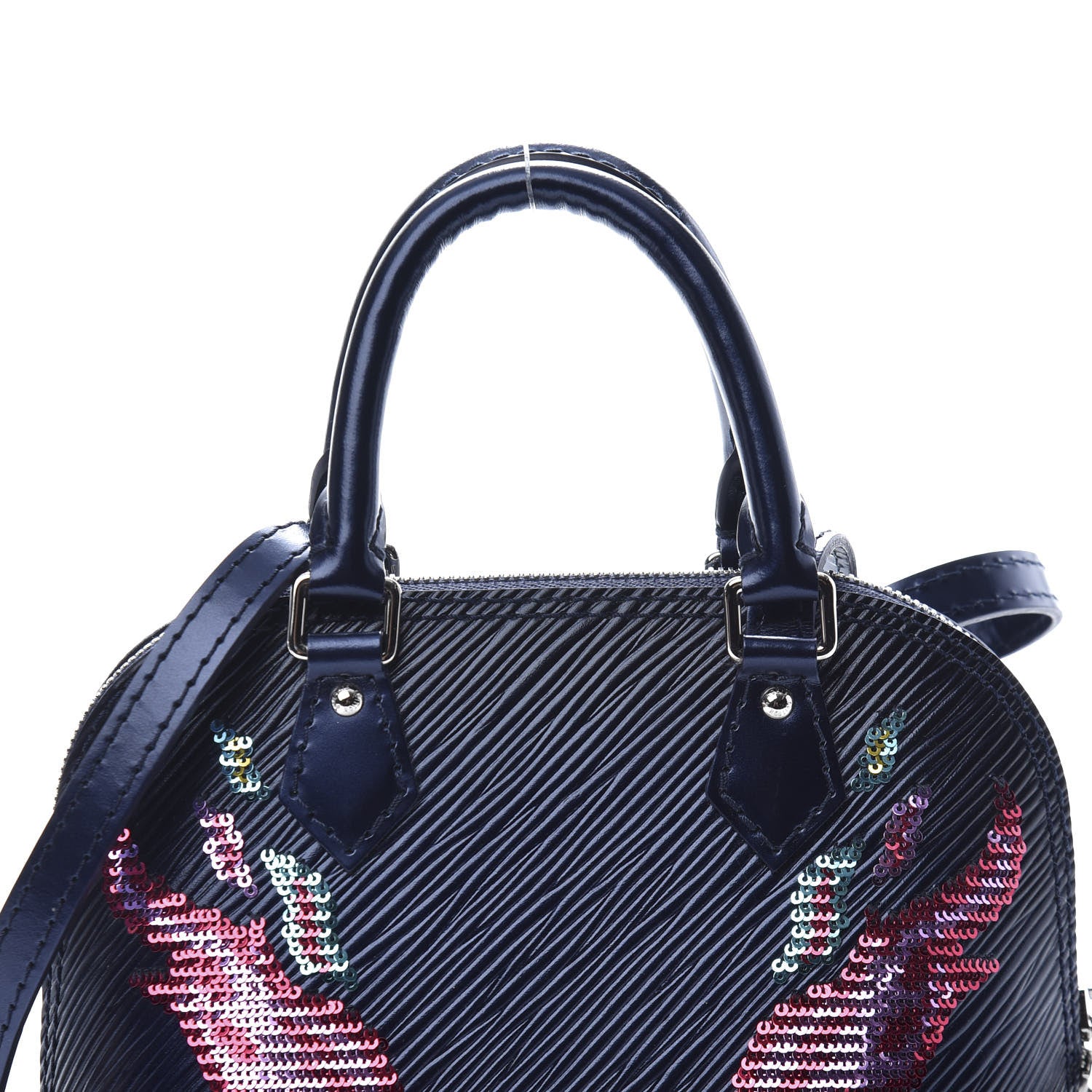Louis Vuitton Epi Sequins Flame Alma Nano Blue Nuit 10 of 10