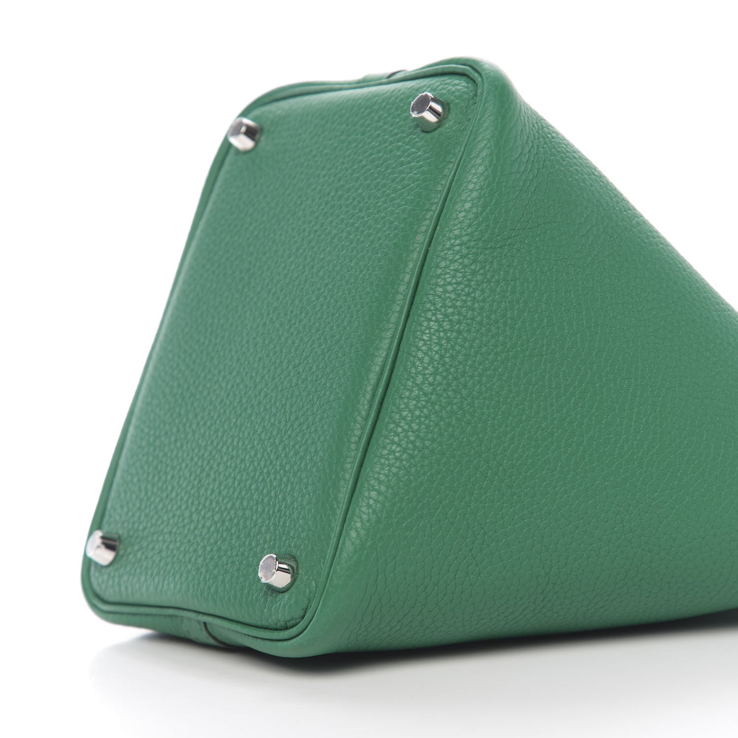 Hermes Taurillon Clemence Picotin Lock 18 PM Vert Vertigo 8 of 9