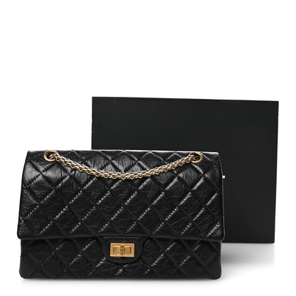 Chanel Aged Calfskin Quilted 2.55 Reissue 226 Flap Black 12 of 12