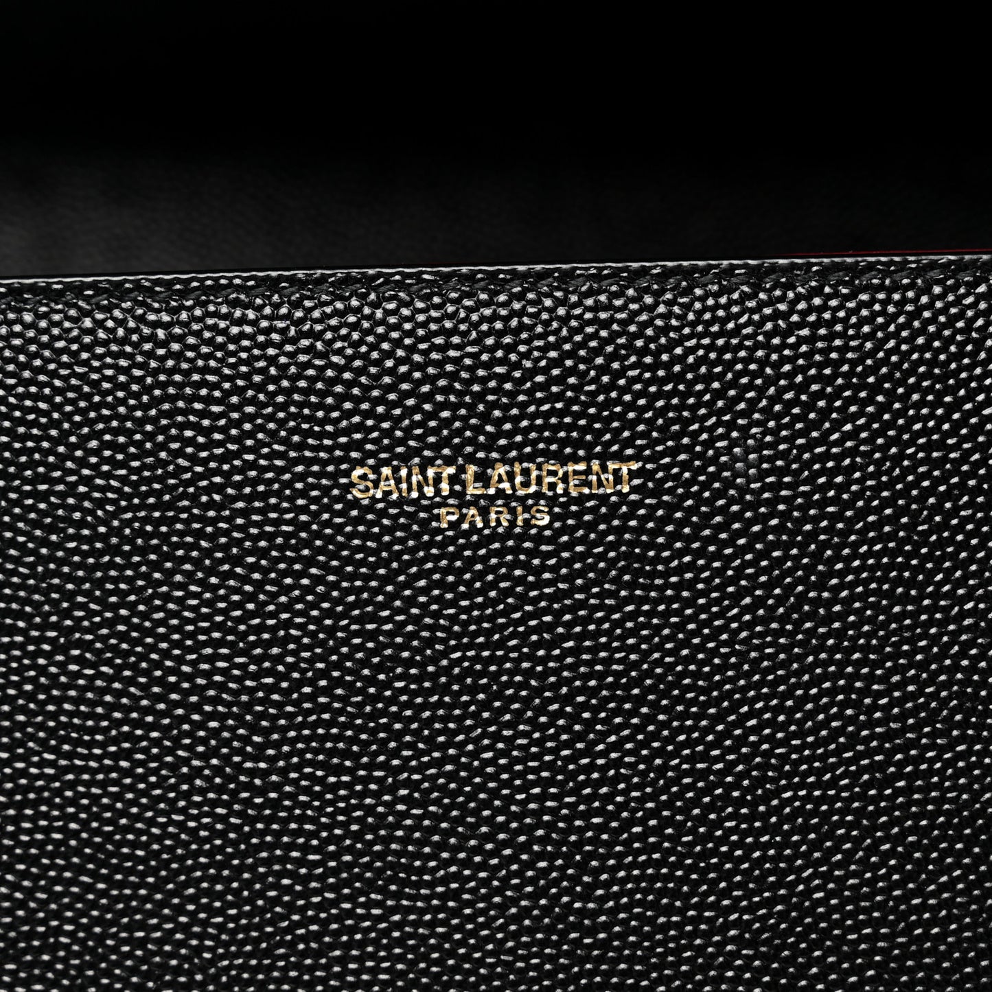 Grain de Poudre Medium Classic Monogram Cassandra Top Handle Black Rouge Legion