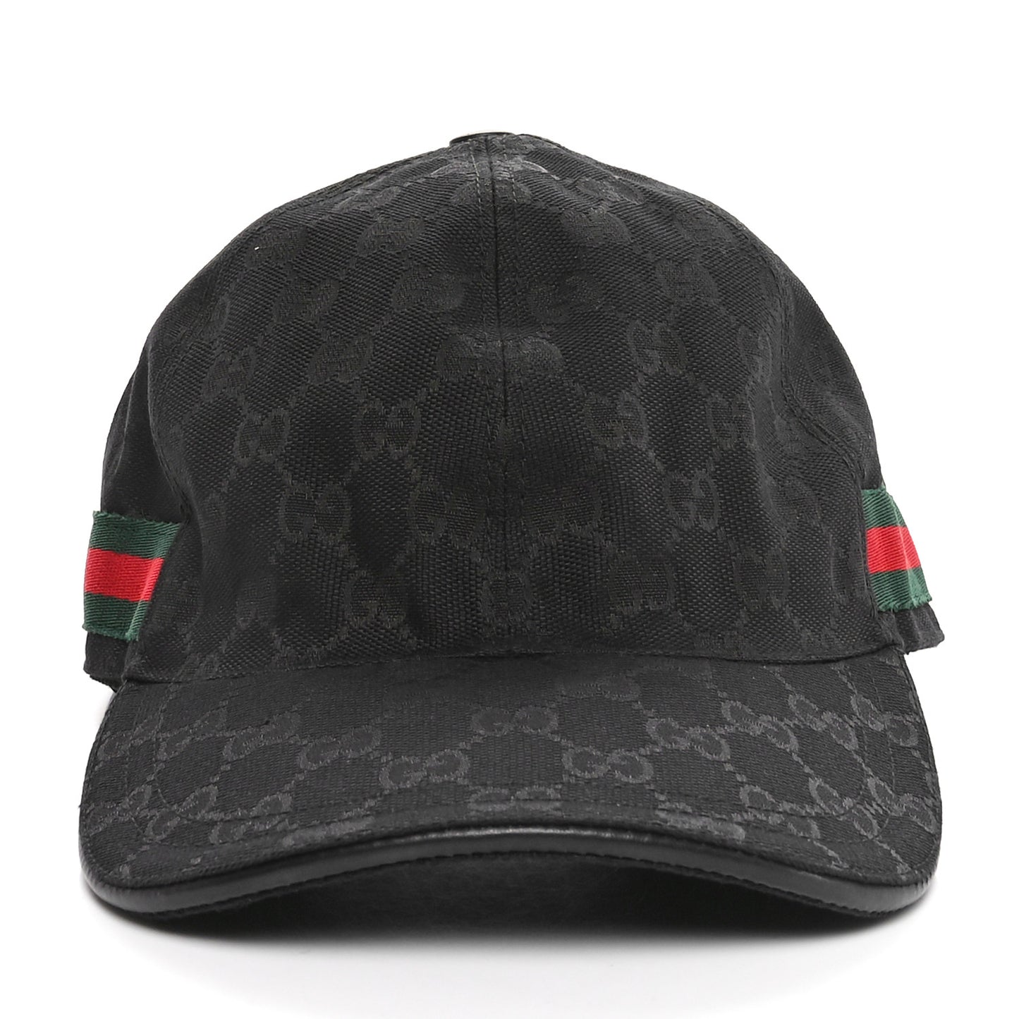 Monogram Web Baseball Hat M Black