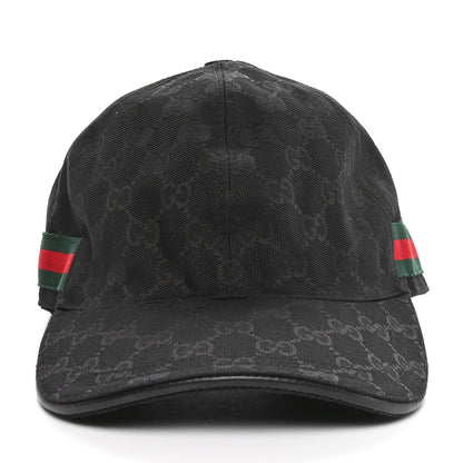 Gucci Monogram Web Baseball Hat M Black 3 of 10