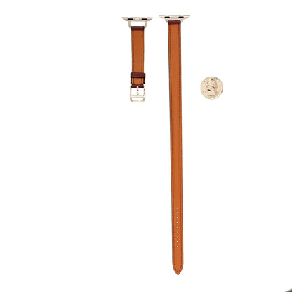 Hermes Swift 41mm Apple Watch Attelage Double Tour Band Rouge H 2 of 4