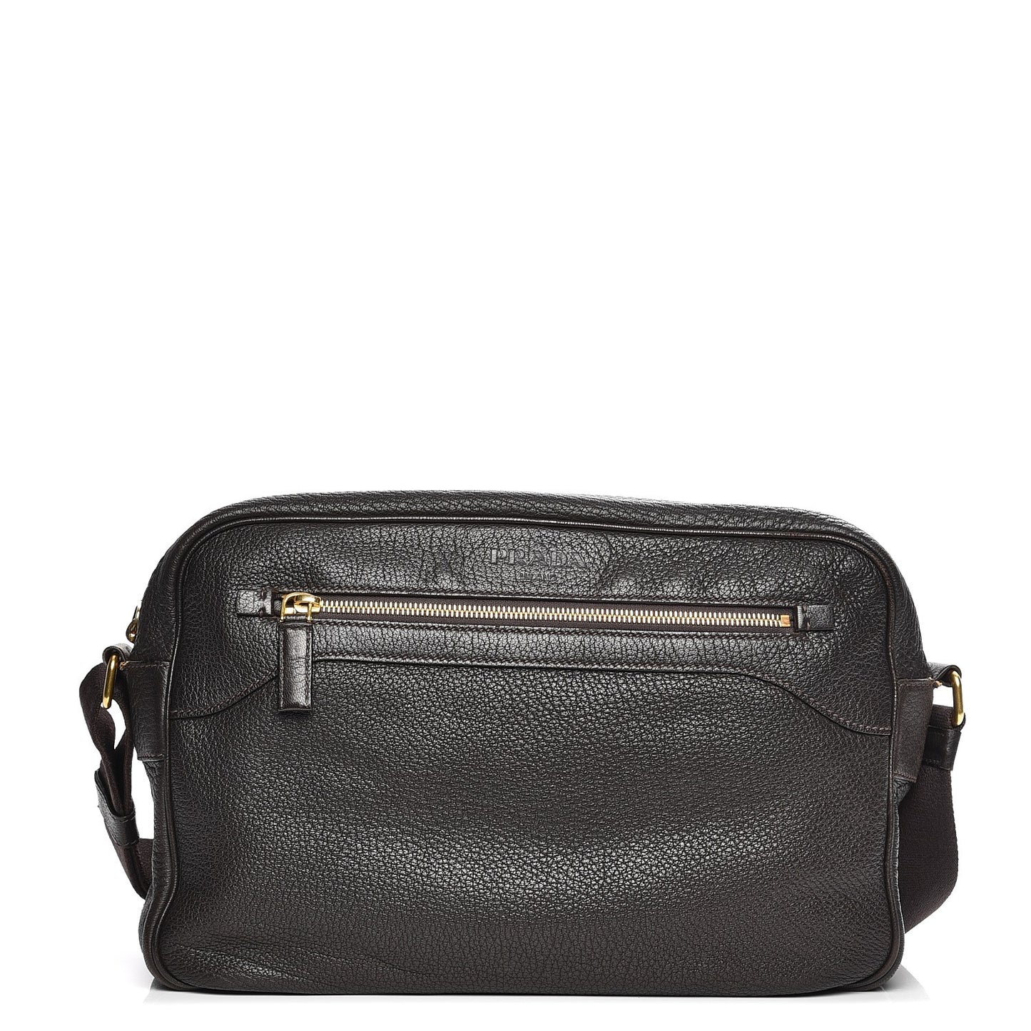 Cervo Deerskin Crossbody Dark Brown