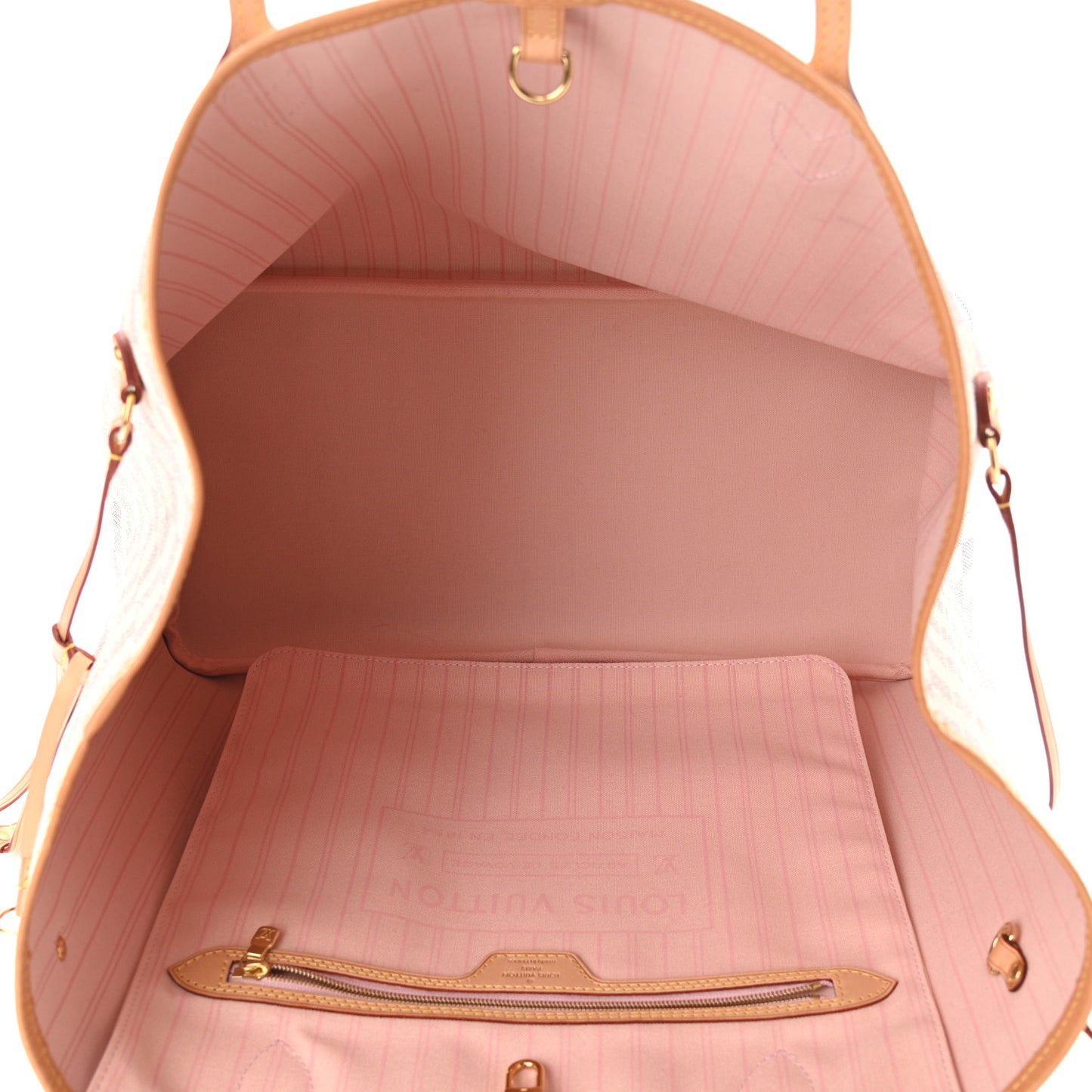 Damier Azur Neo Neverfull GM Rose Ballerine