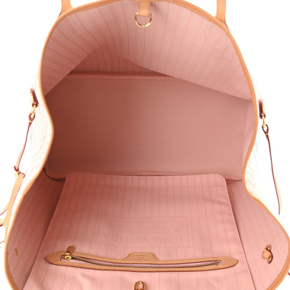 Louis Vuitton Damier Azur Neo Neverfull GM Rose Ballerine 5 of 11