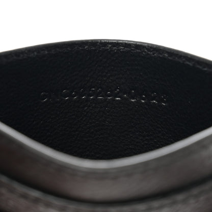 Saint Laurent Calfskin Tiny Cassandre Credit Card Case Black 7 of 7