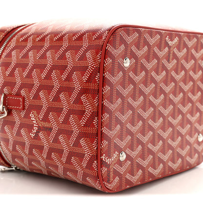 Goyard Goyardine Muse Vanity Case Red 9 of 10