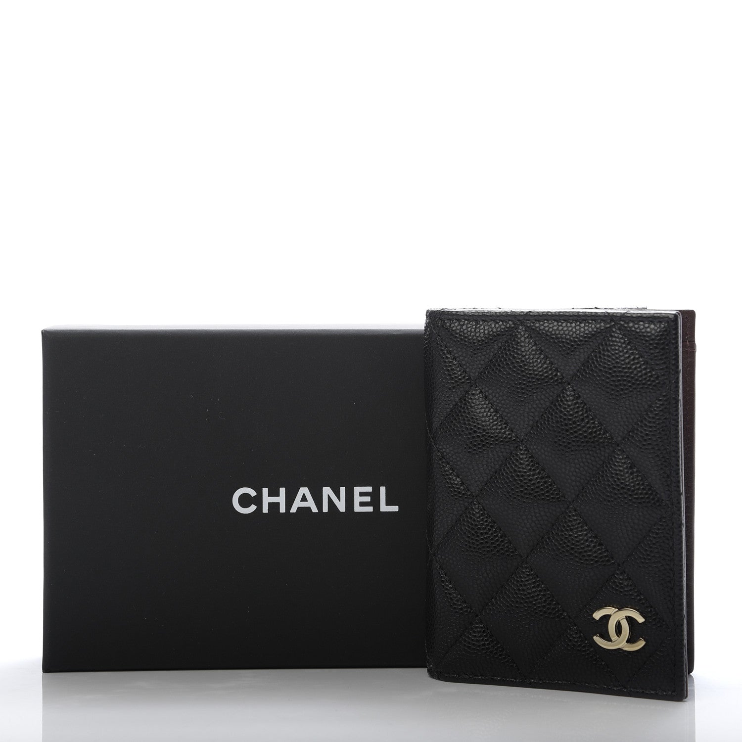 Chanel Caviar Quilted Card Holder Wallet Black 7 of 7