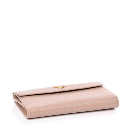 Prada Vitello Move Continental Flap Wallet Cammeo 4 of 8