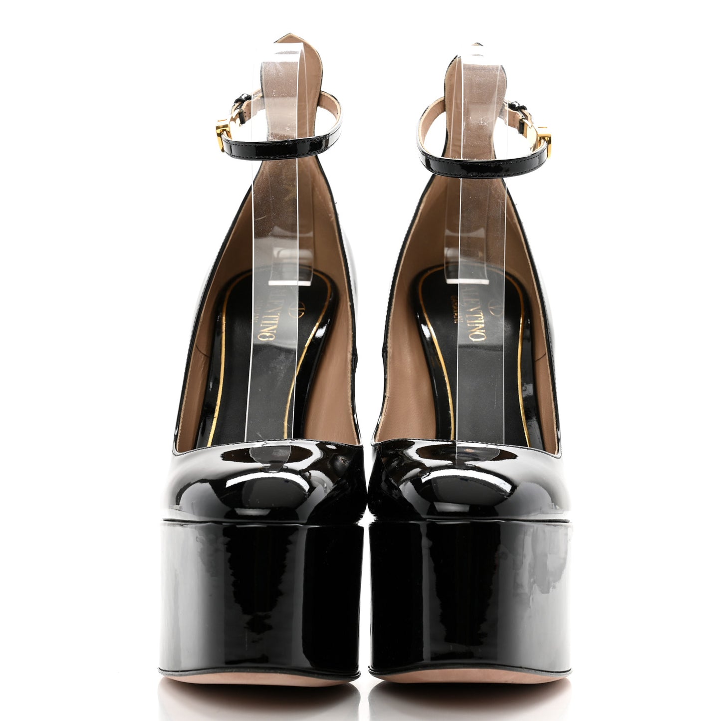Patent Tan-Go 55/155mm Platform Pumps 37.5 Black