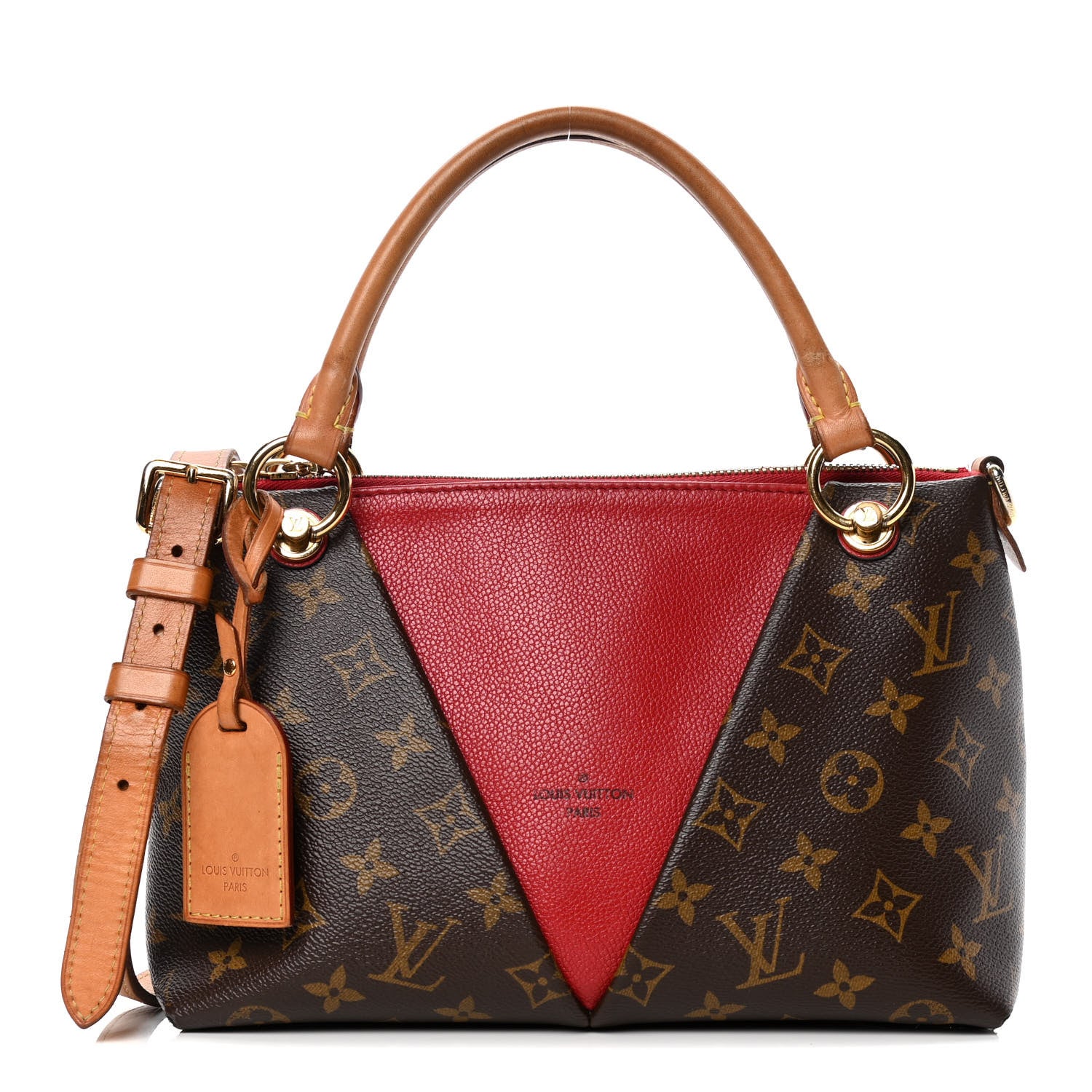 Louis Vuitton Monogram V Tote BB Cherry 1 of 6