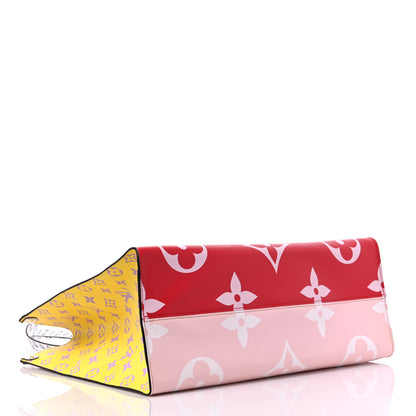 Louis Vuitton Monogram Giant Onthego GM Rouge Rose 4 of 9