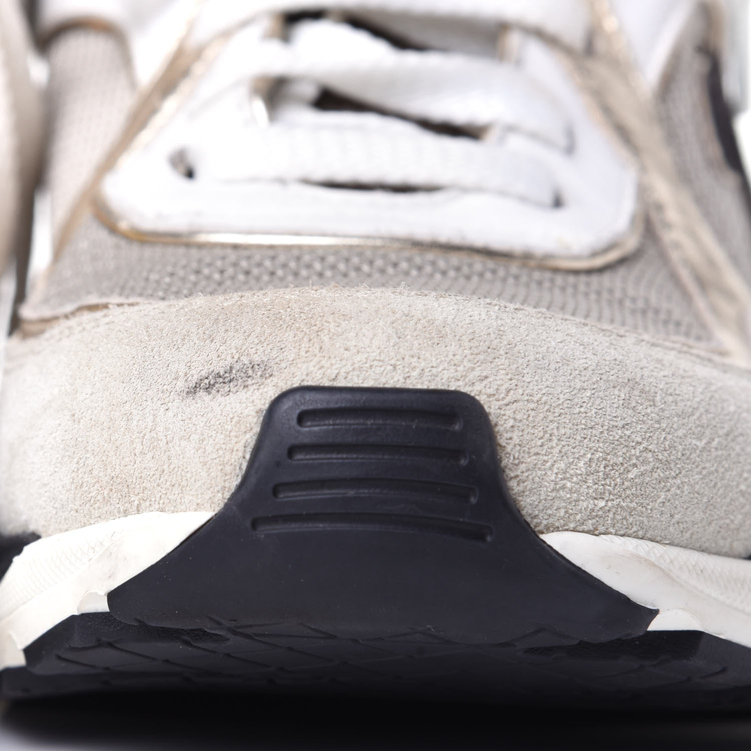 Chanel Suede Calfskin Womens CC Sneakers 38.5 Black White 11 of 11