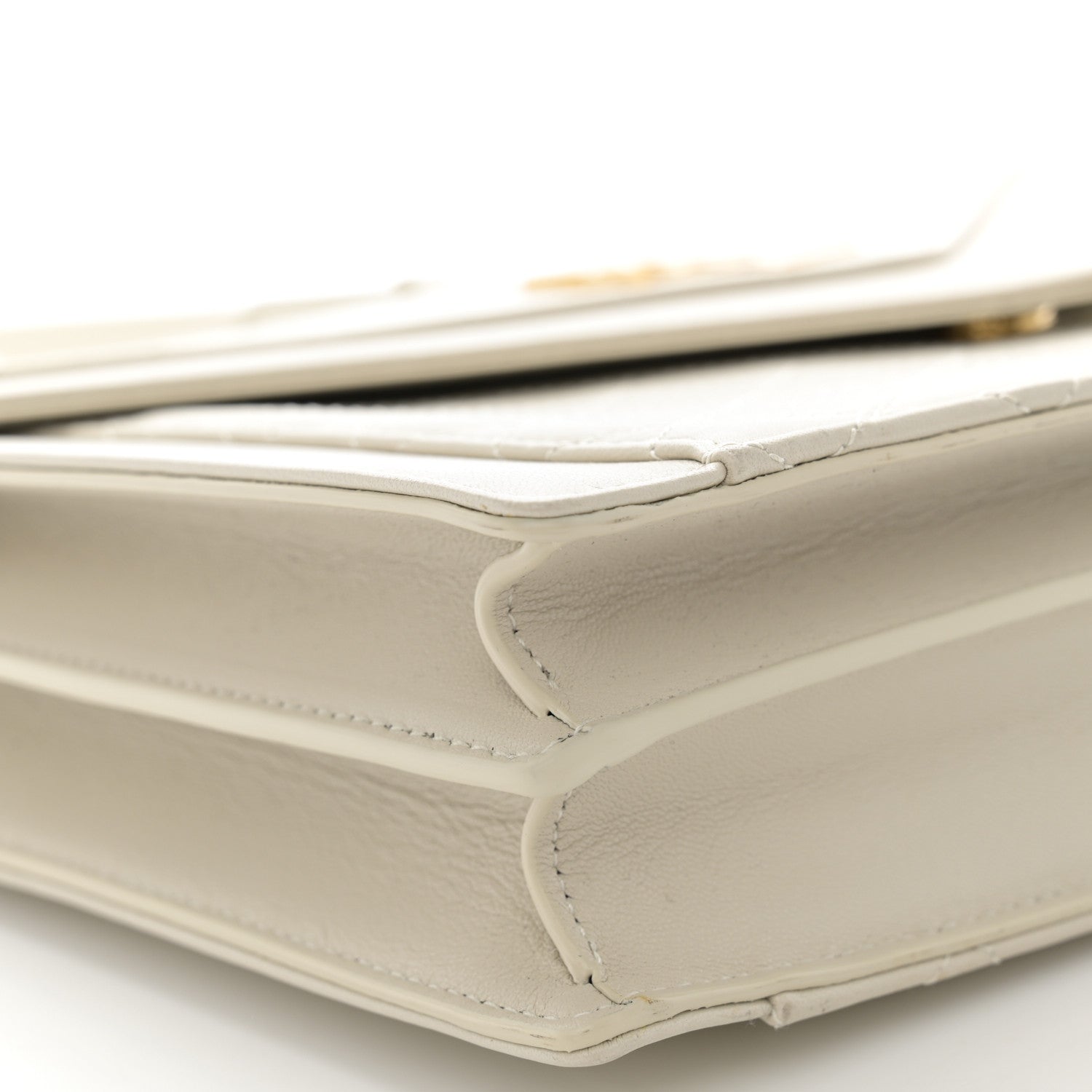 Saint Laurent Lambskin Quilted Mini Gaby Satchel Crema Soft 9 of 11