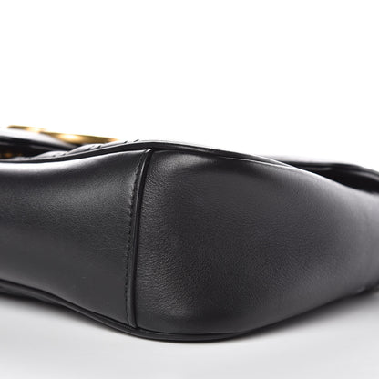Gucci Calfskin Matelasse Small GG Marmont Shoulder Bag Black 11 of 11