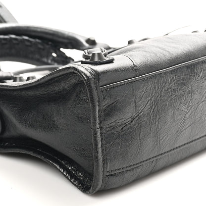 Balenciaga Agneau Arena Classic Hardware Le City Mini  Black 9 of 10