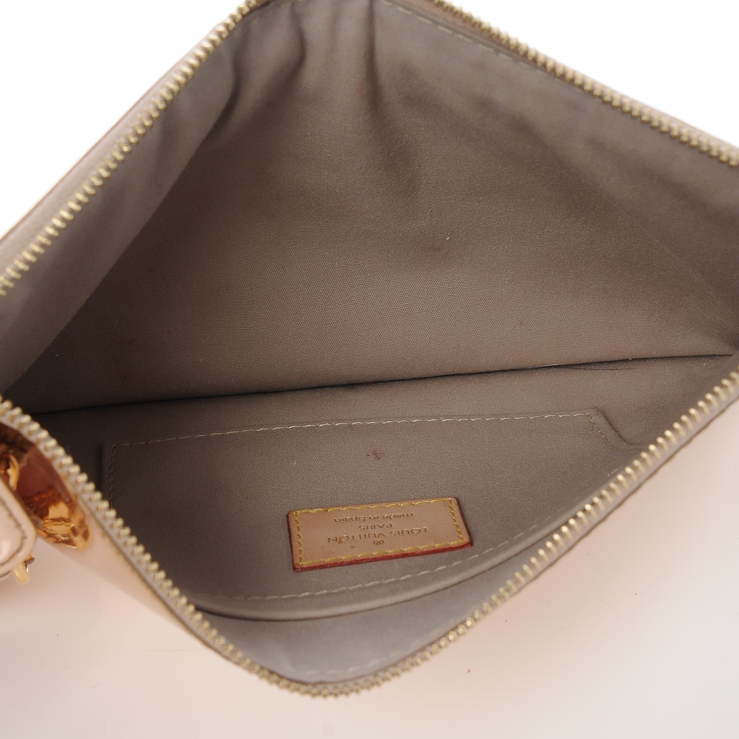 Louis Vuitton Monogram Miroir Inventeur Pochette Plat Dore Gold 5 of 7