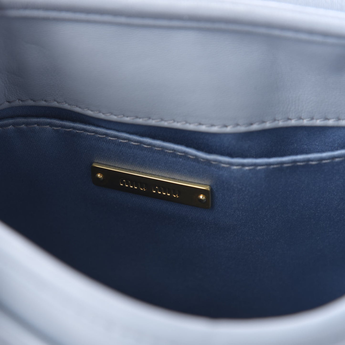 Nappa Matelasse Coffer Navy