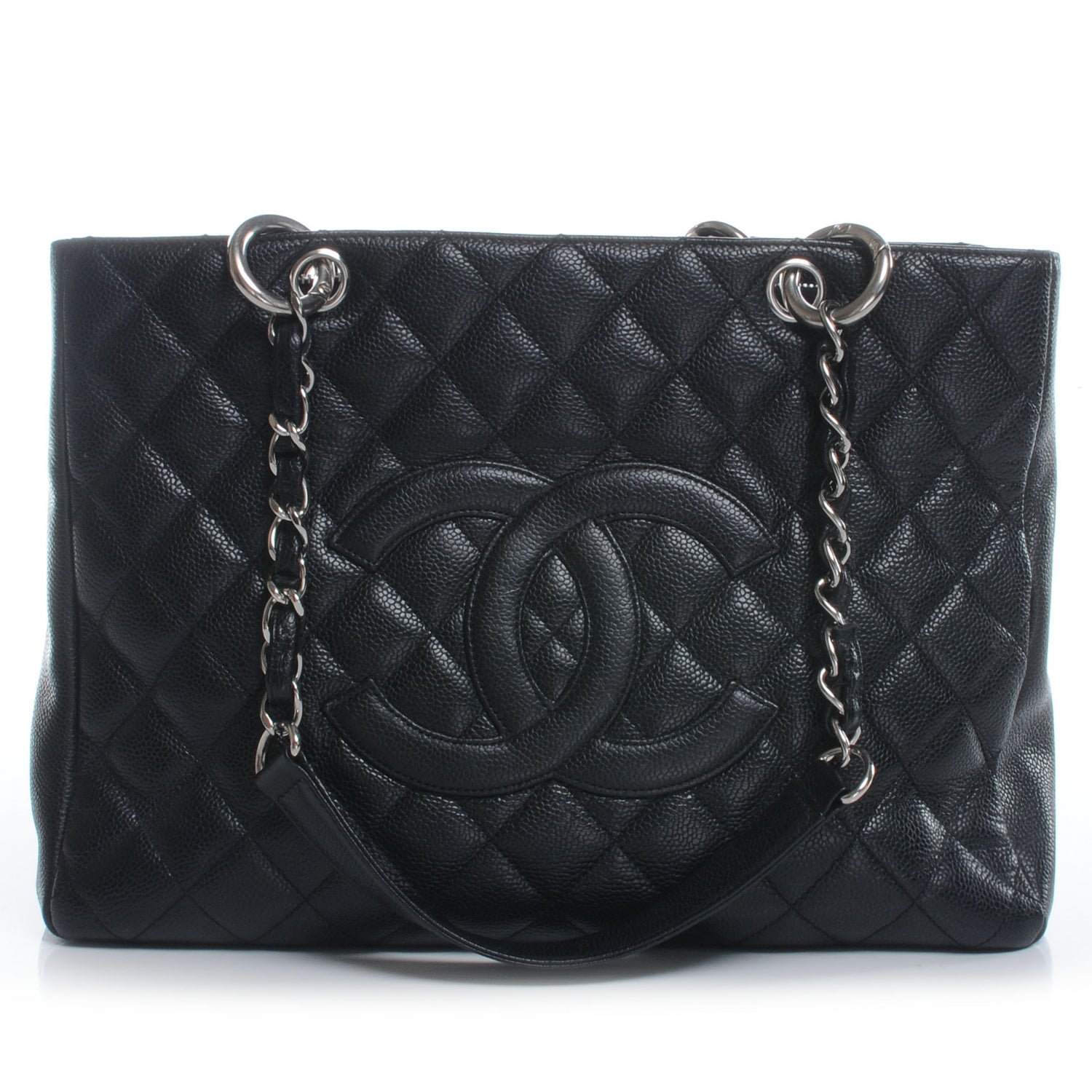 Chanel Caviar Grand Shopping Tote GST Black 1 of 7