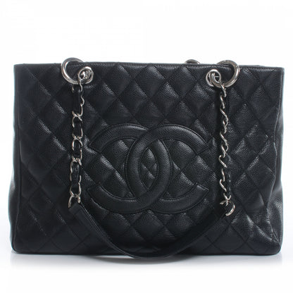 Chanel Caviar Grand Shopping Tote GST Black 1 of 7