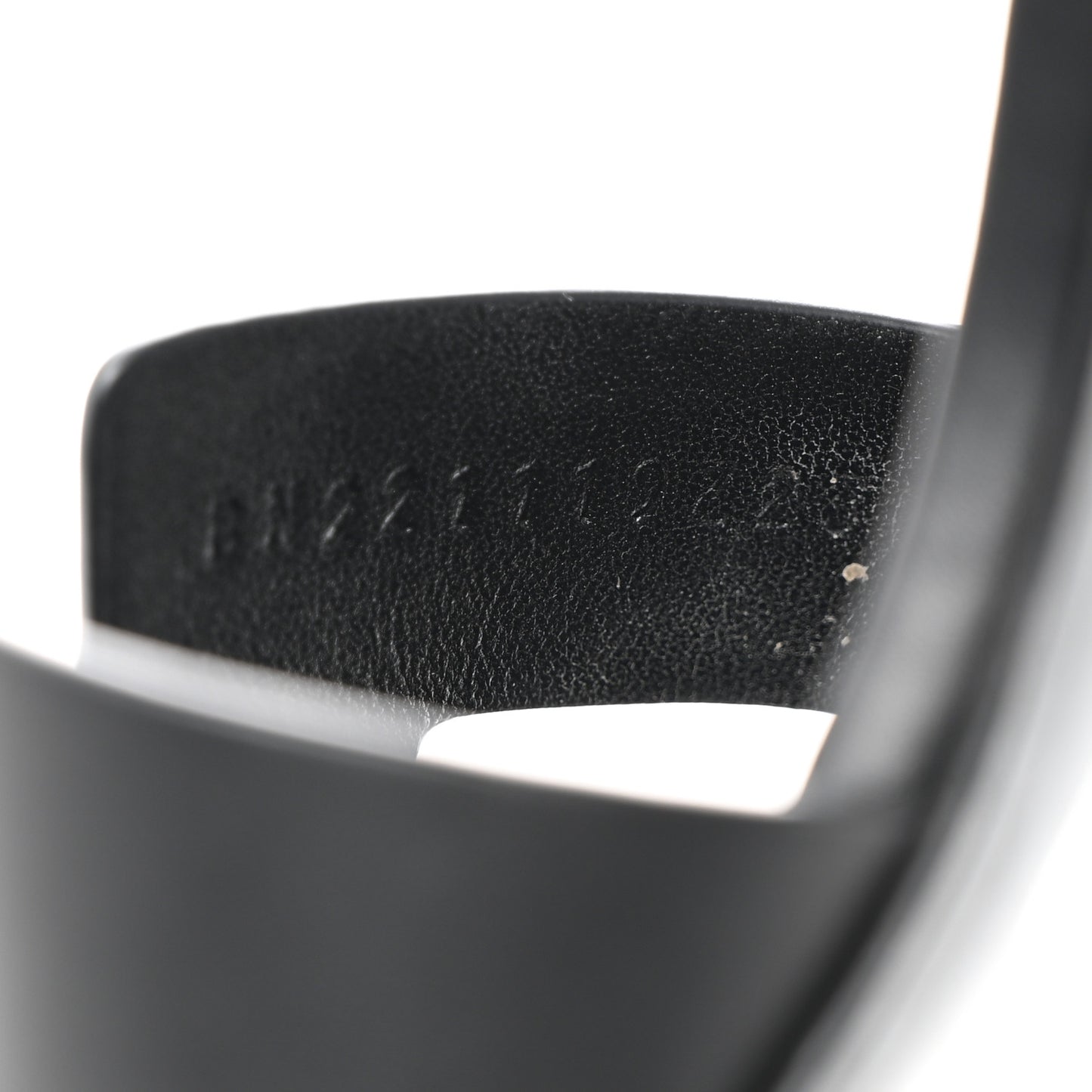 Calfskin Encens 50 Sandals 38 Black