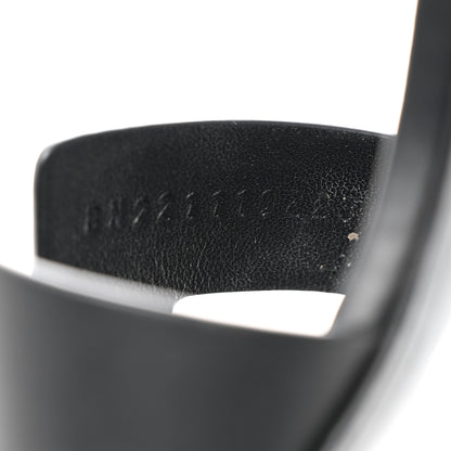 Hermes Calfskin Encens 50 Sandals 38 Black 7 of 8