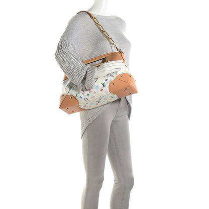 Louis Vuitton Monogram Multicolor Judy GM White 2 of 7