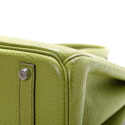 Hermes Togo Birkin 35 Vert Anis 33 of 37