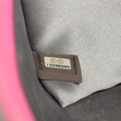 Chanel Patent Calfskin Lucky Symbols Pochette Pink 7 of 7