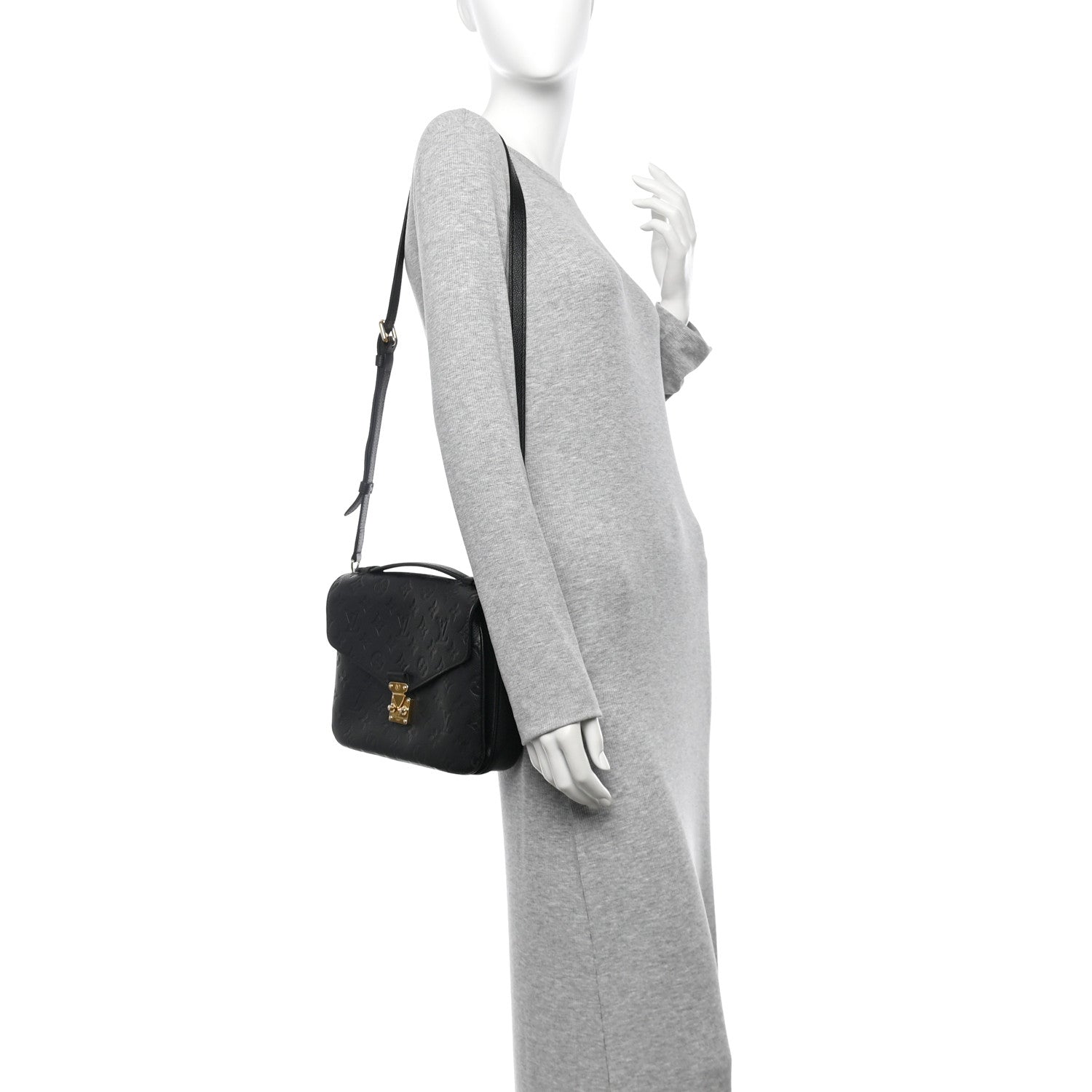 Louis Vuitton Empreinte Pochette Metis Black 2 of 9