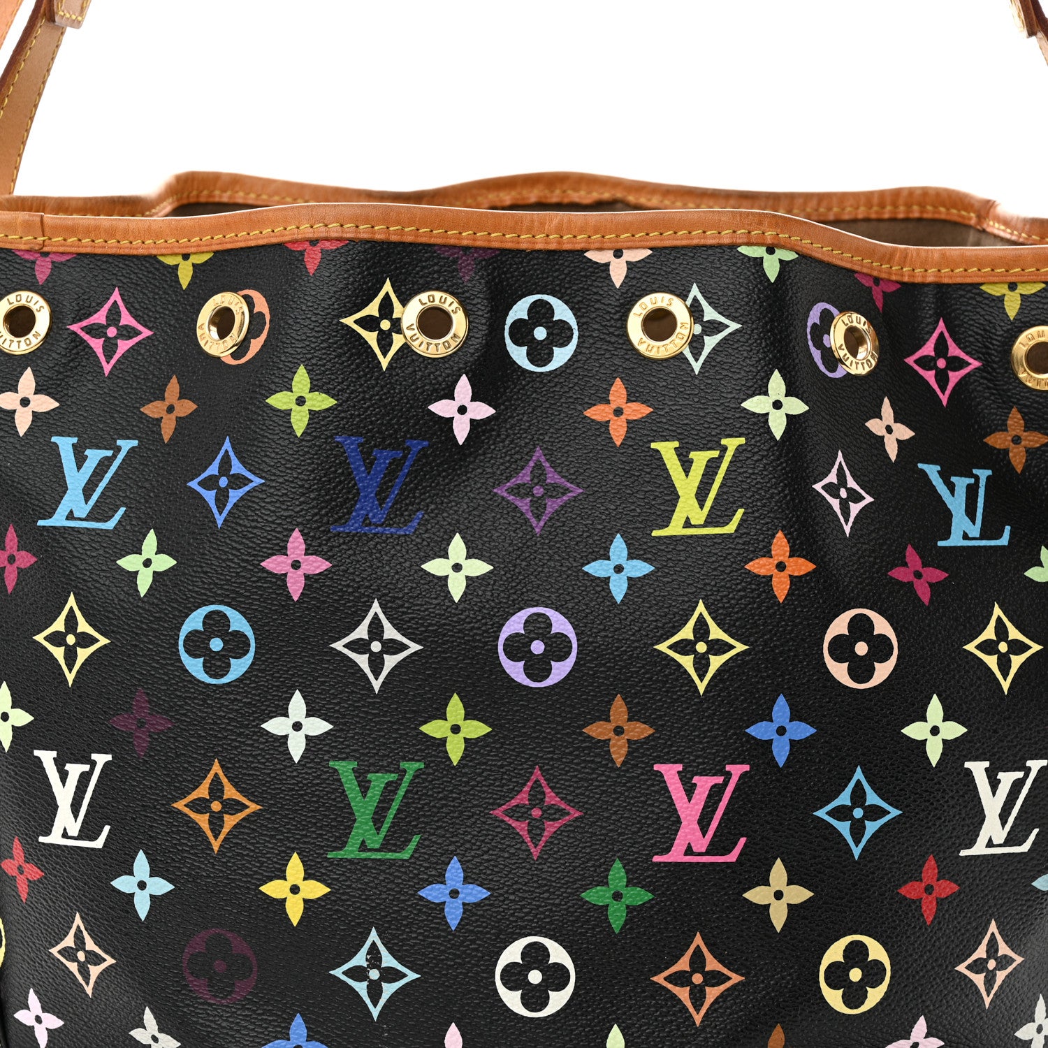 Louis Vuitton Monogram Multicolor Petit Noe Black 7 of 13