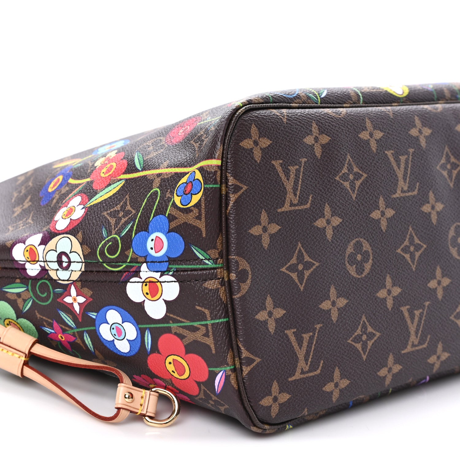 Louis Vuitton LV X TM Monogram Flowers Neverfull MM 9 of 10