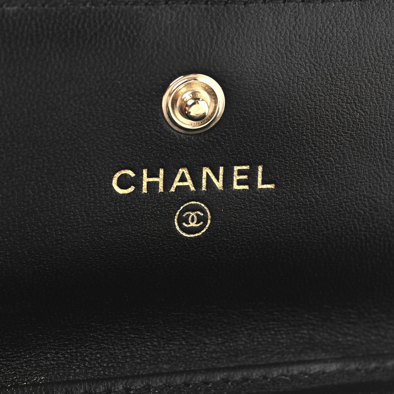 Chanel Lambskin Quilted Pearl Crown Clutch With Chain Black 6 of 11