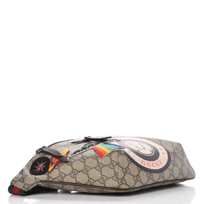 Gucci GG Supreme Monogram Courrier Belt Bag Beige New Acero 4 of 7