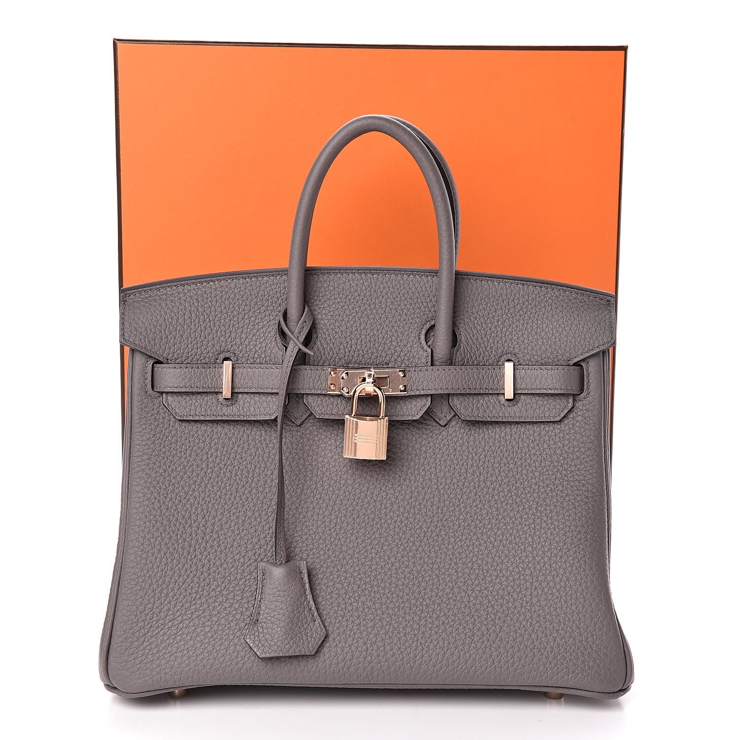 Hermes Togo Birkin 25 Etain 31 of 31