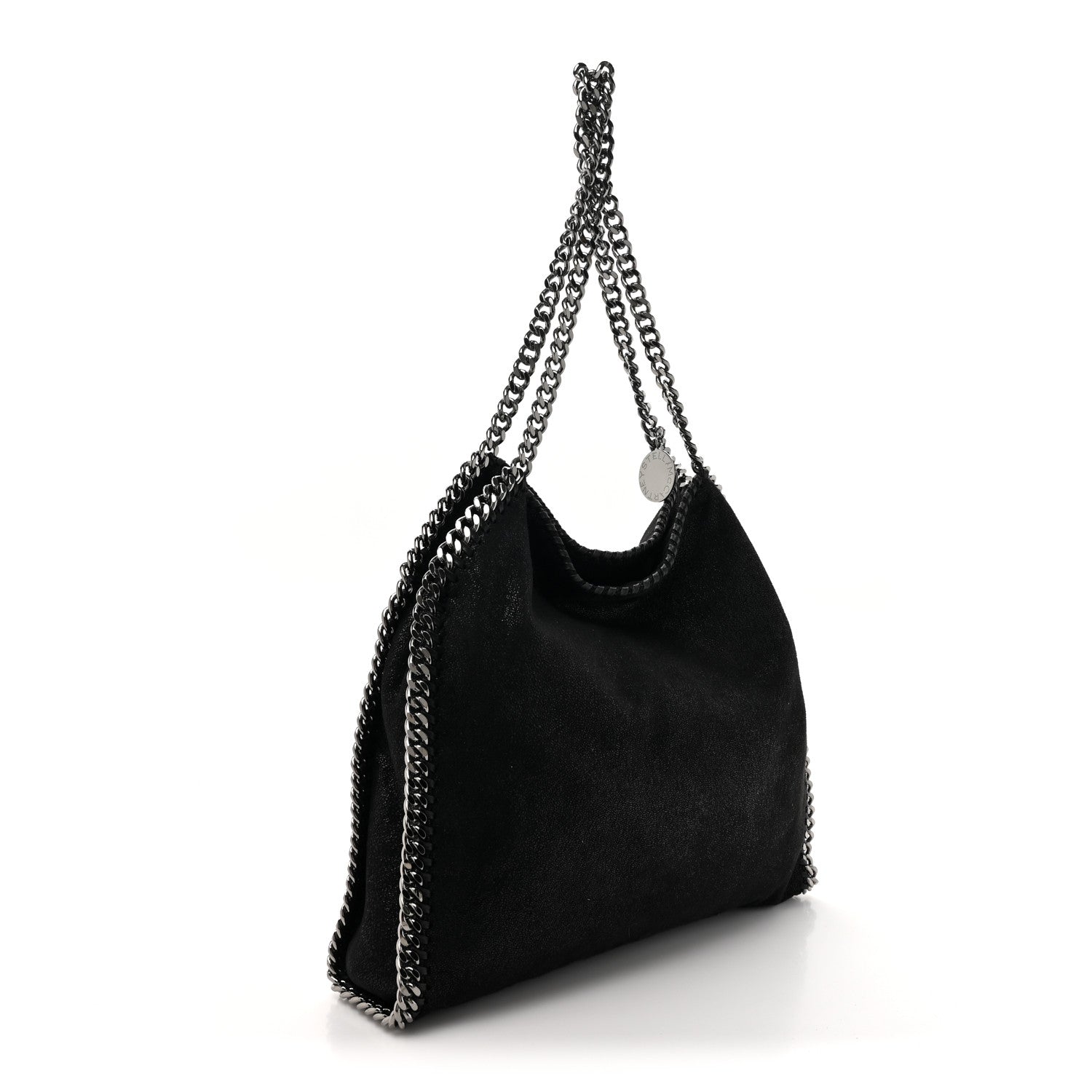 Stella McCartney Shaggy Deer Small Falabella Tote Black 3 of 9