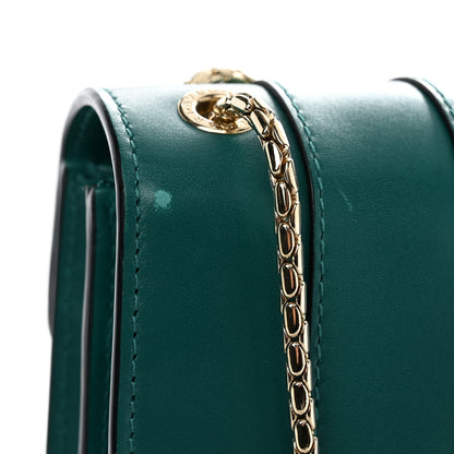 Bulgari Calfskin Serpenti Forever Shoulder Bag Emerald Green 13 of 15