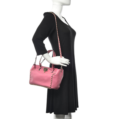 Valentino Garavani Vitello Small Rockstud Tote Ninphea 2 of 16