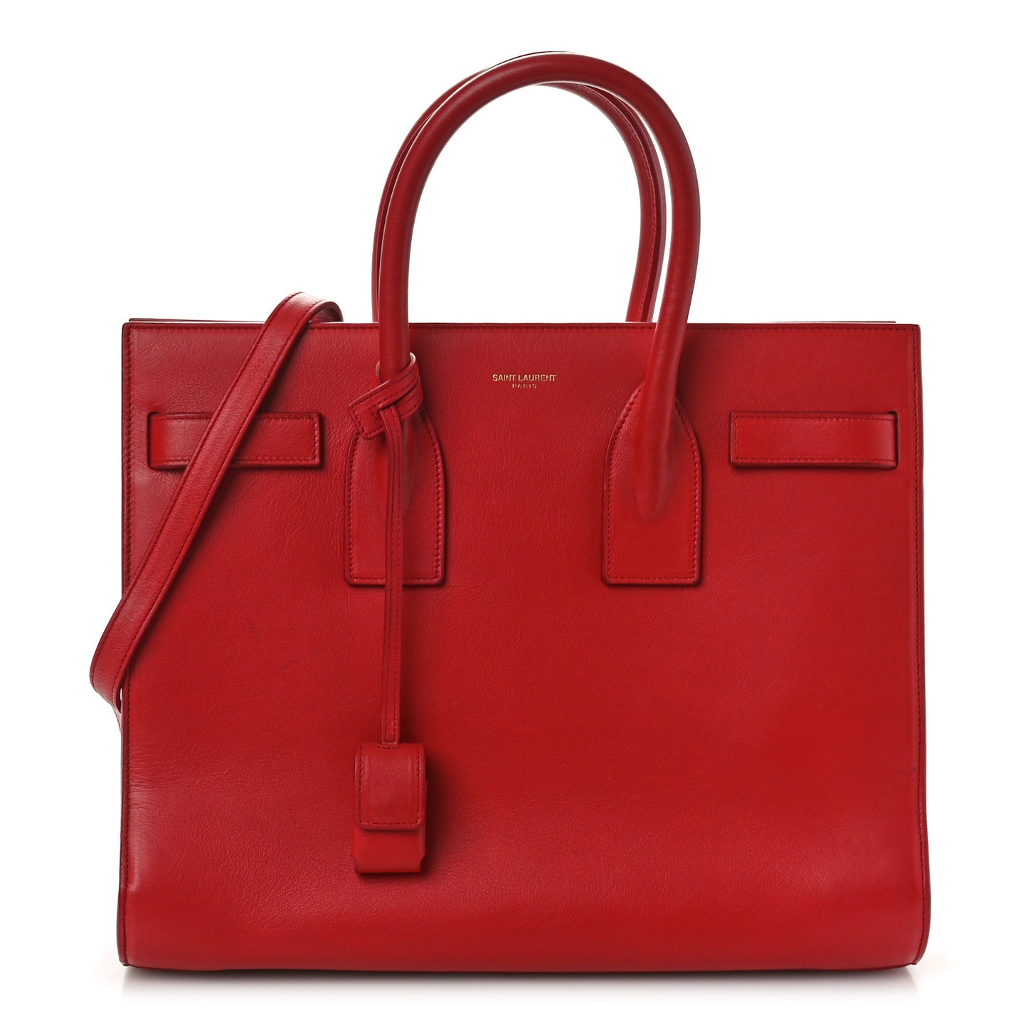 Calfskin Small Sac De Jour Lipstick Red