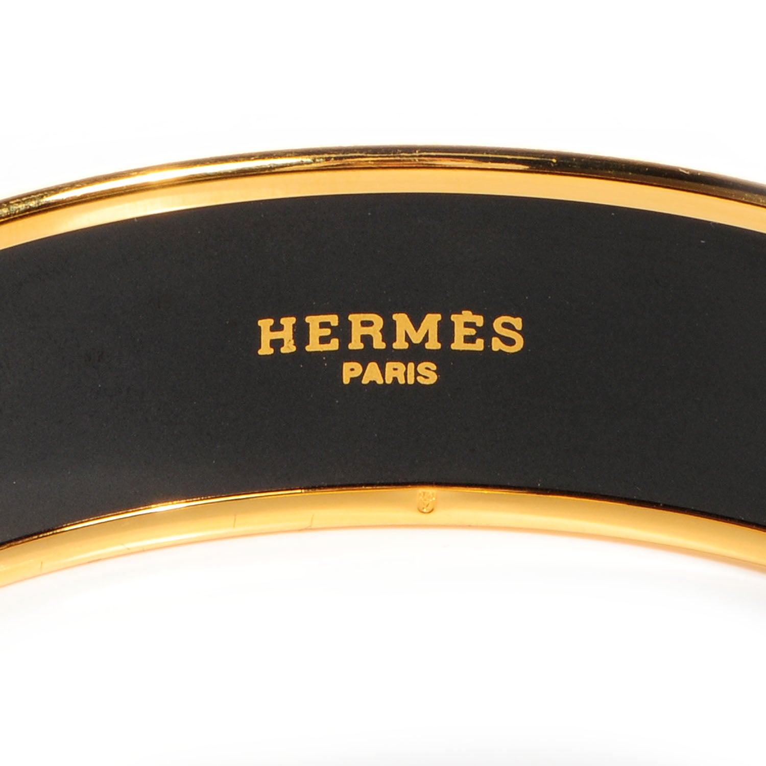 Hermes Enamel Printed Carriage Wide Bracelet 70 3 of 5