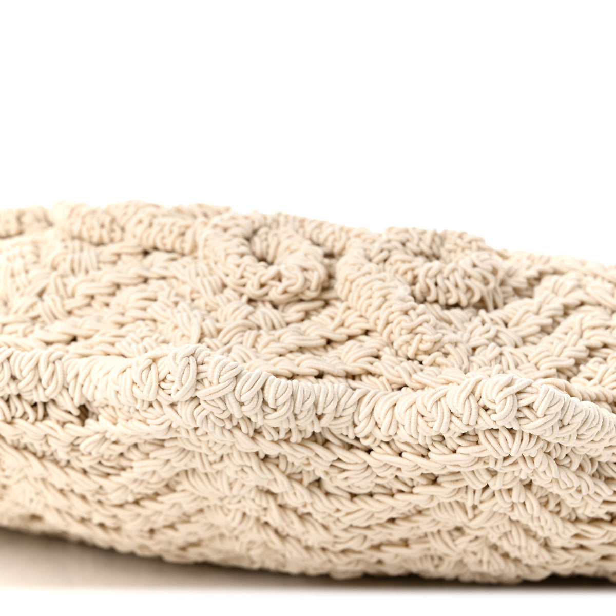 Chloe Crochet Paravent Small Bracelet Tote Bag  Off White 9 of 9