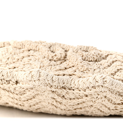 Chloe Crochet Paravent Small Bracelet Tote Bag  Off White 9 of 9