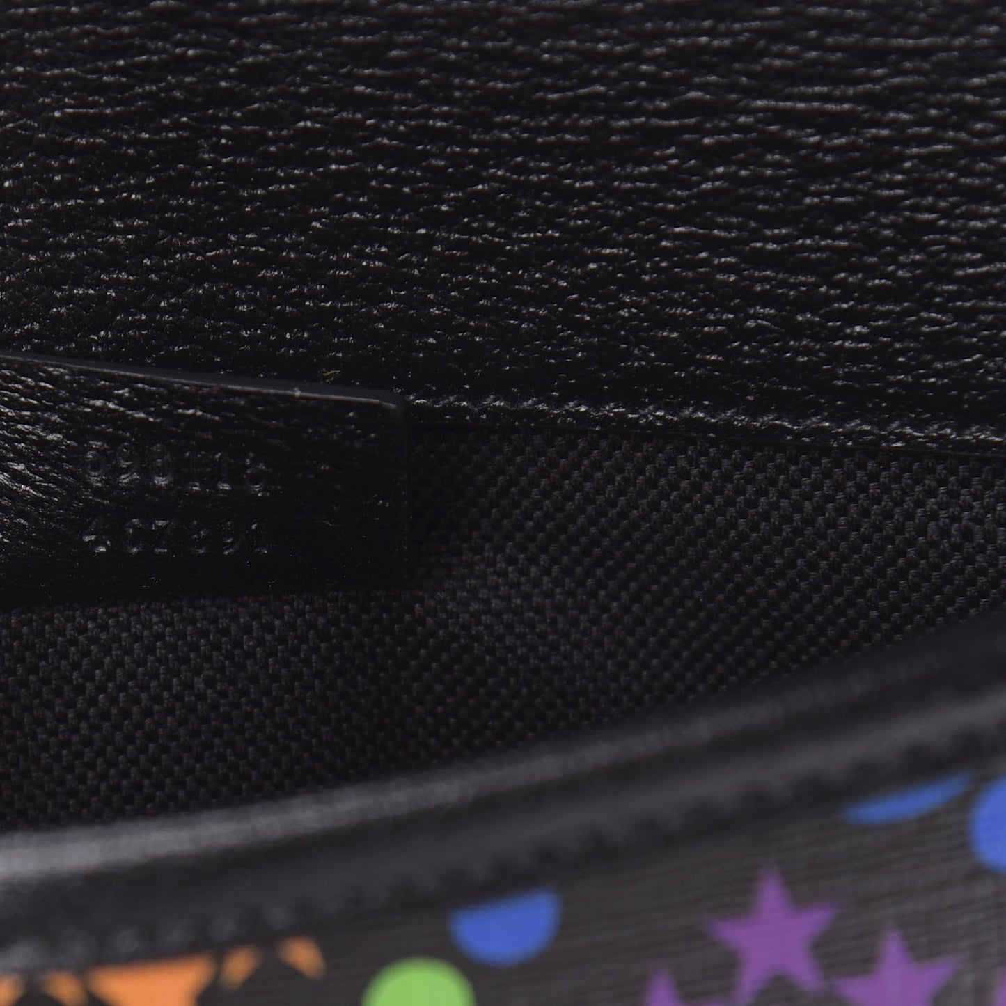 GG Supreme Monogram Psychedelic Slim Belt Bag Black